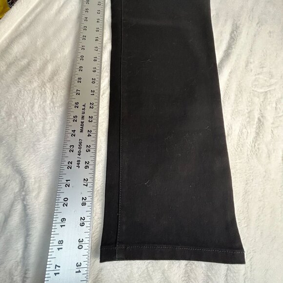 Charter Club Women Tummy Slimming Lexington Straight Leg Black Pants Size 16 New - Picture 12 of 12